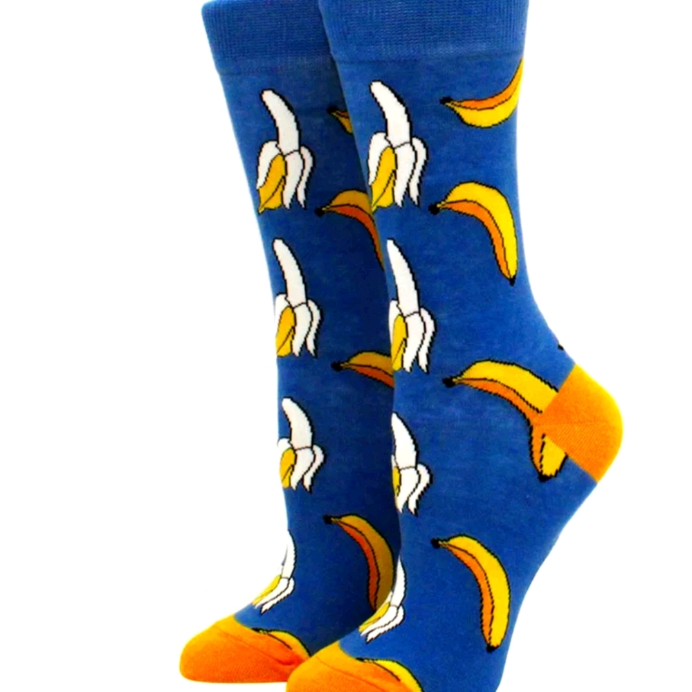 Peeled bananas socks